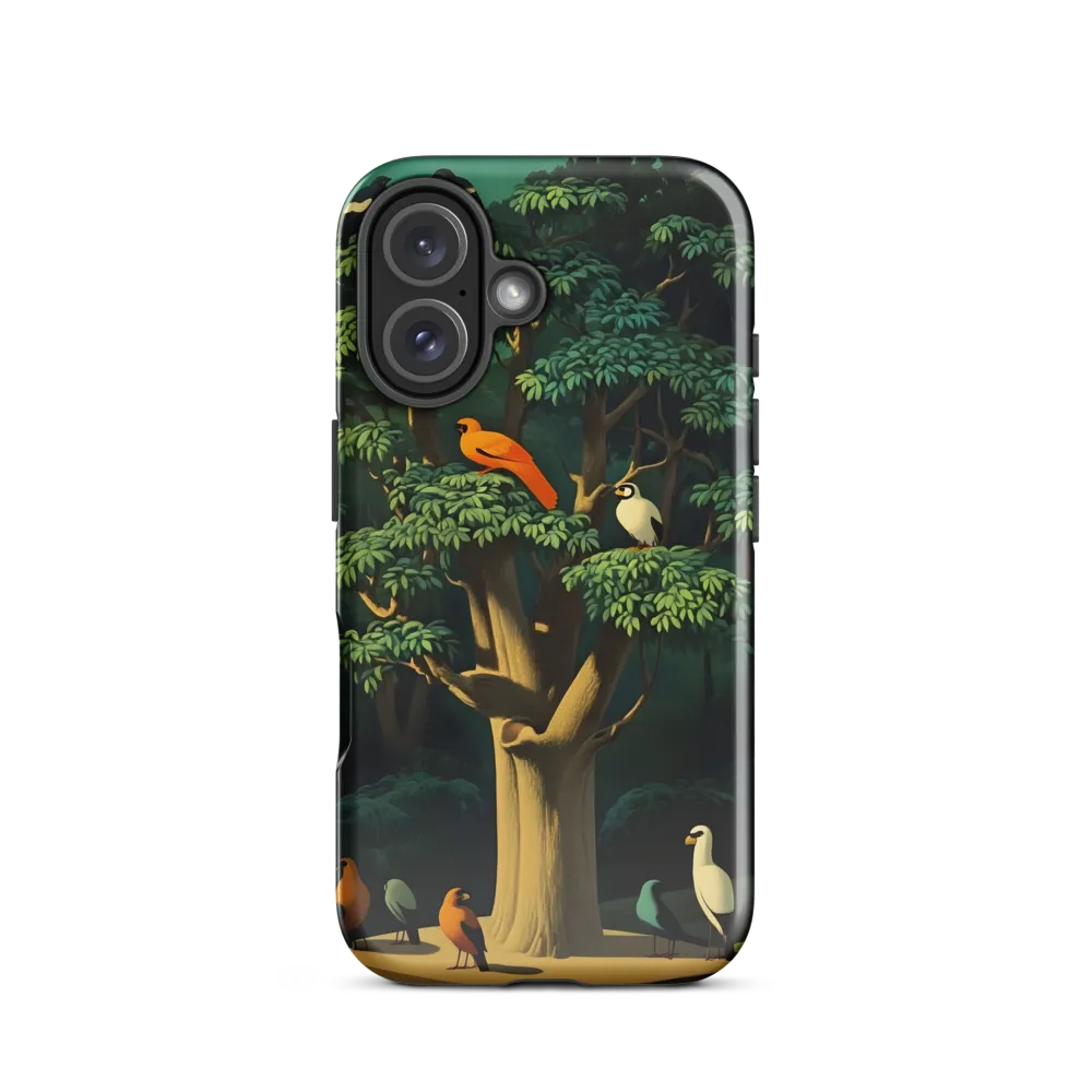 Harmony in Color: A Surreal Bird Symphony
