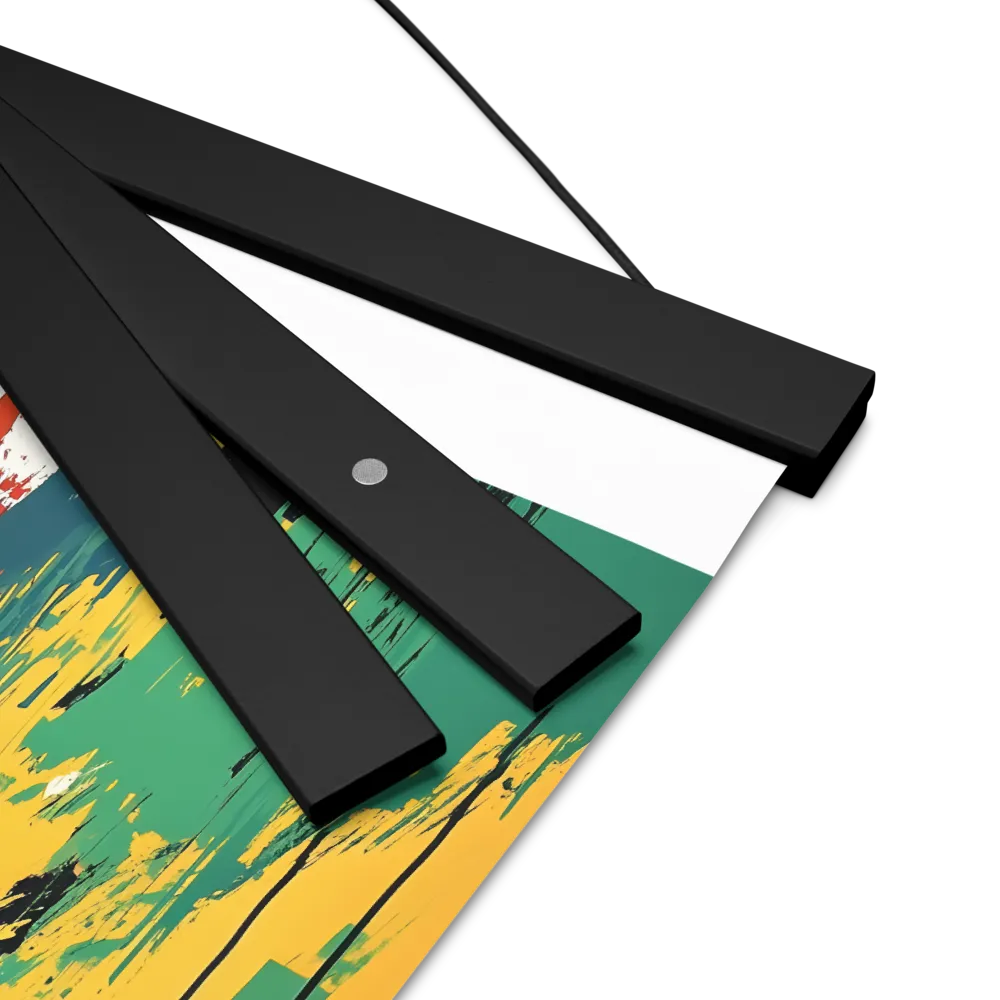 Journey of Silhouettes | Poster With Black Wood Hanger | 8″×10″