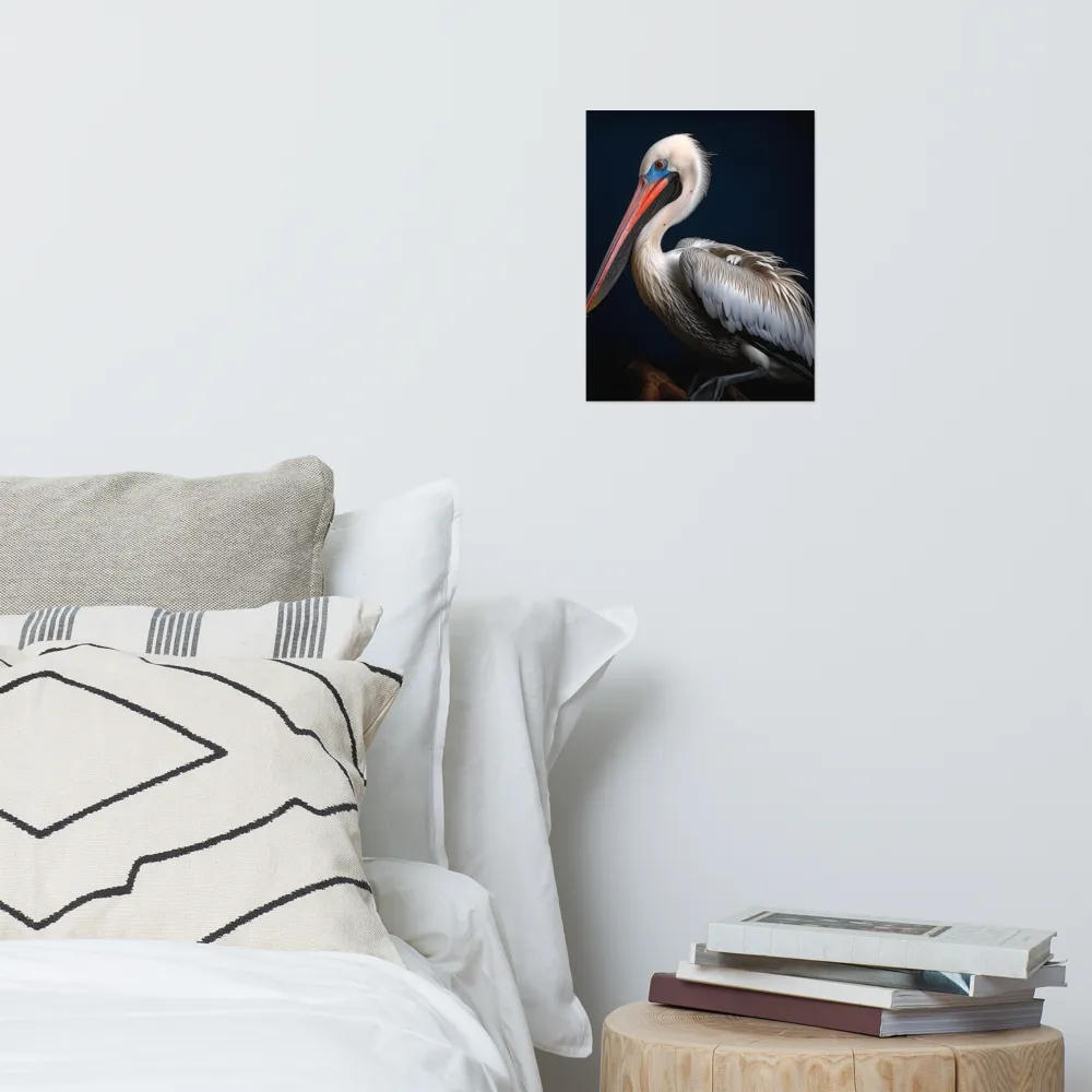 Majestic Pelican Portrait | Poster | 11″×14″