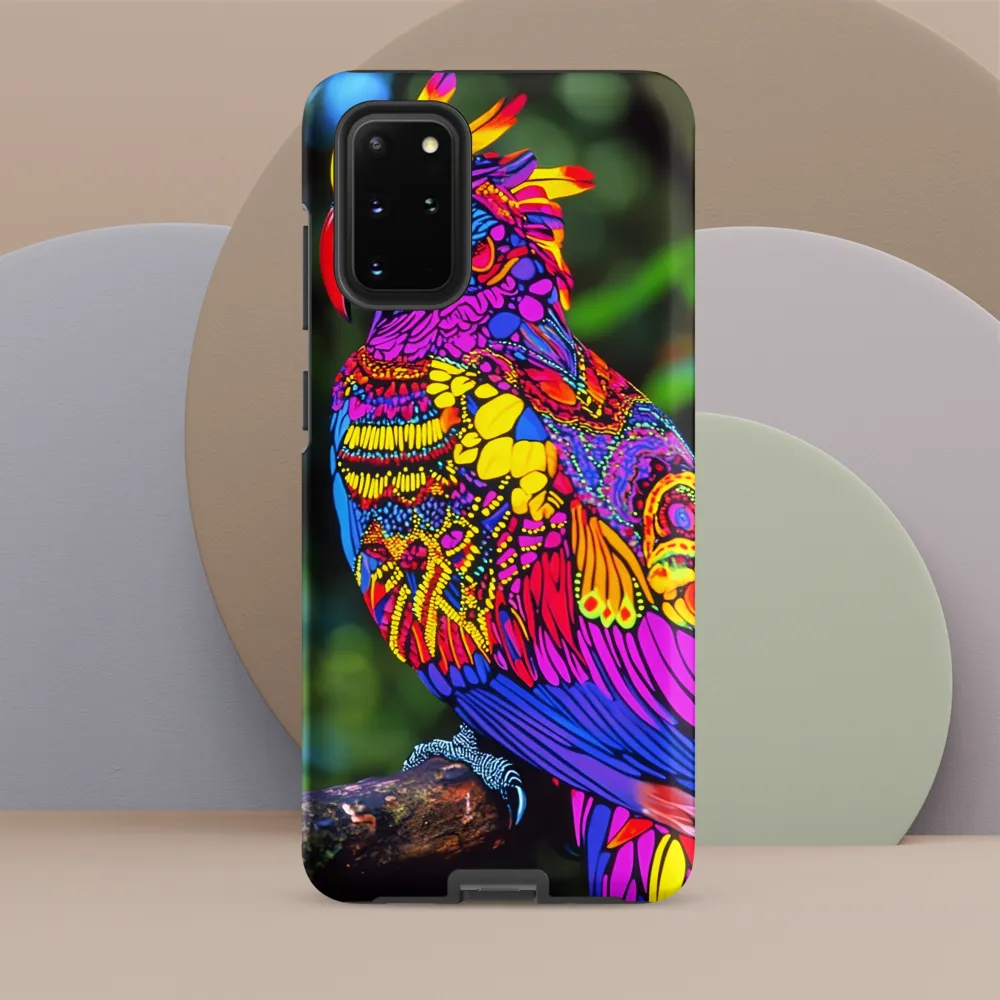 Vibrant Psychedelic Parrot