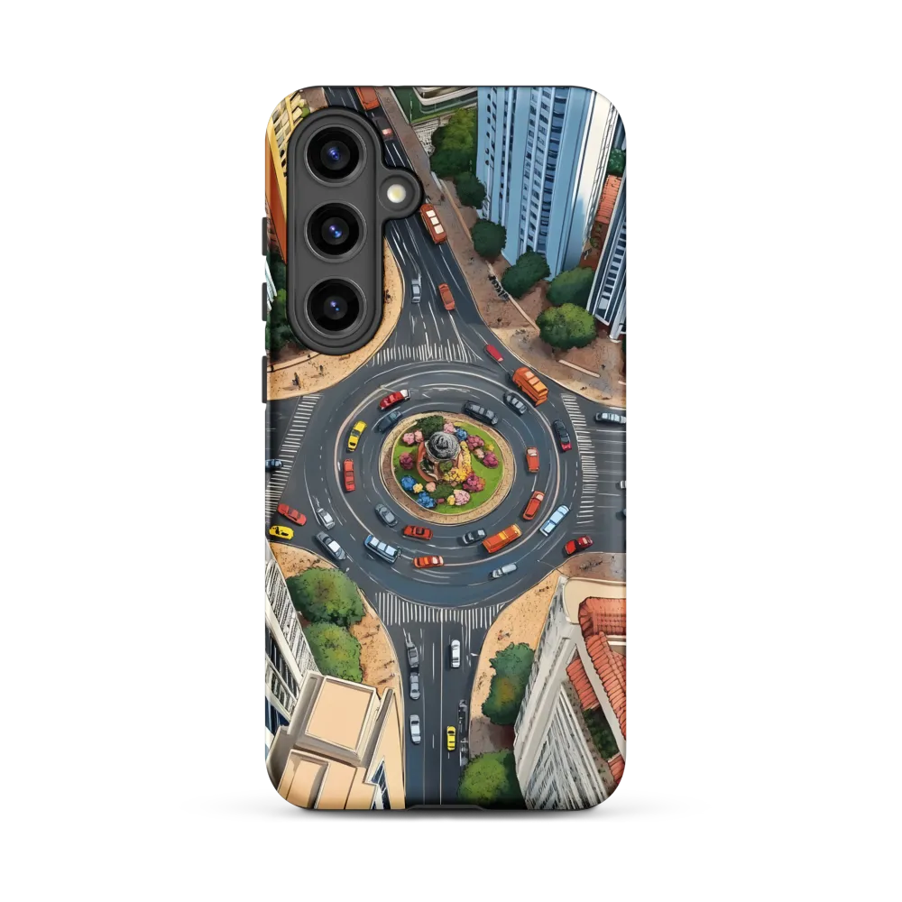Urban Symphony: Aerial Vision of City Life