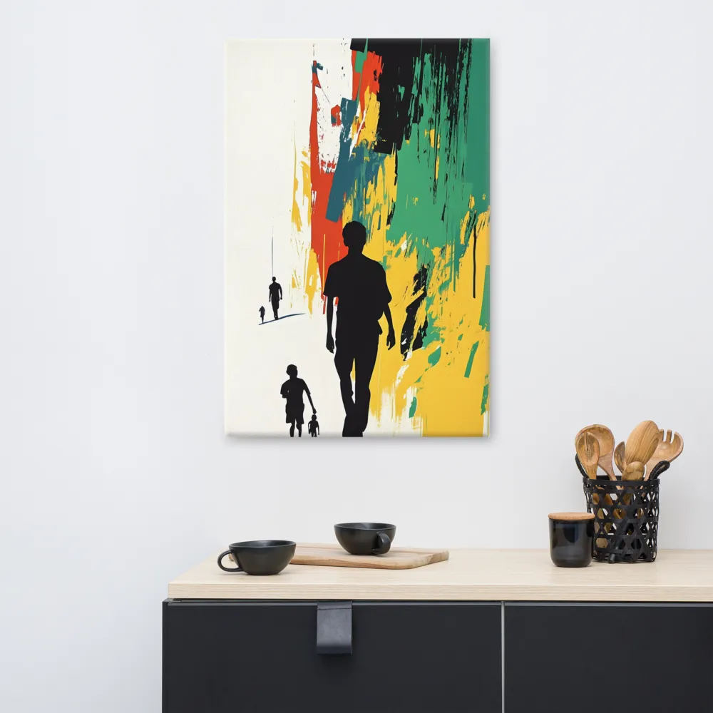 Journey of Silhouettes | Canvas | 24″×36″