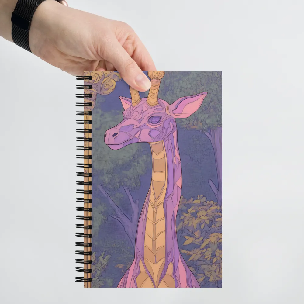 The Ethereal Giraffe | Spiral Notebook