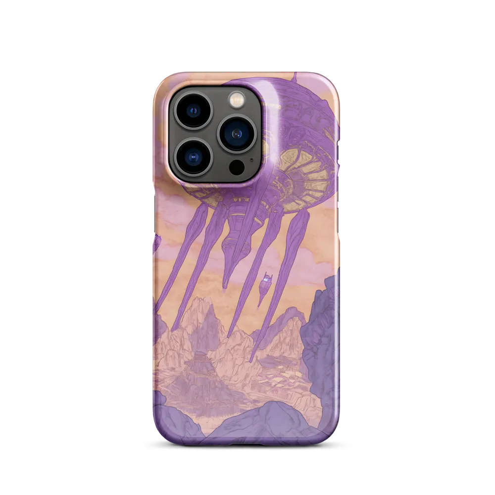 Elevated Serenity in a Futuristic Realm | Phone Case |  14 Pro | Snap Case | Glossy
