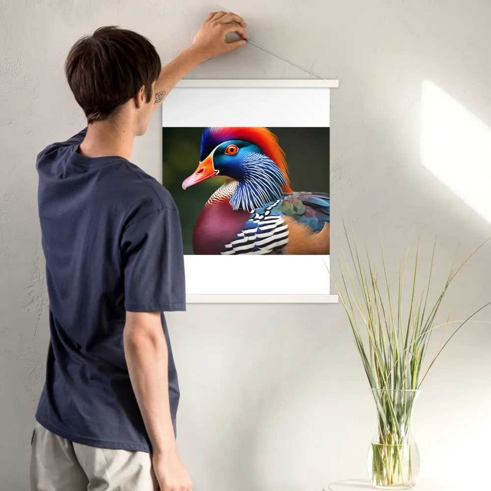 The Majestic Mandarin | Poster With White Wood Hanger | 18″×24″
