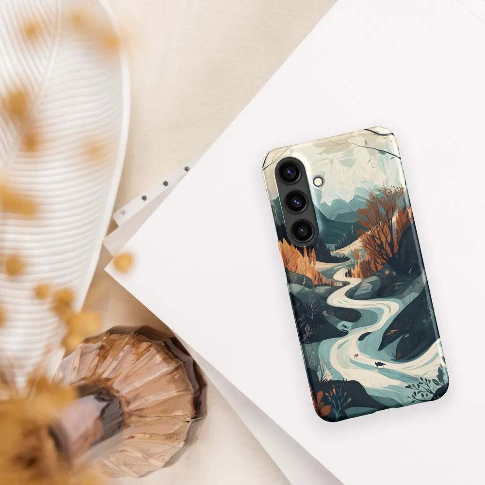 Winding Serenity: A Digital Landscape