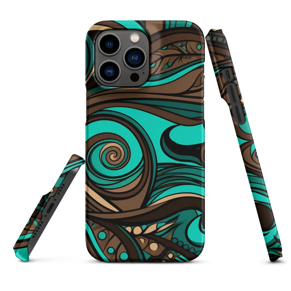 Fluctuating Currents | Phone Case |  14 Pro Max | Snap Case | Matte