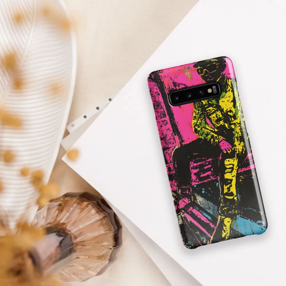 Neon Reflections | Phone Case |  S10 Plus | Snap Case | Glossy