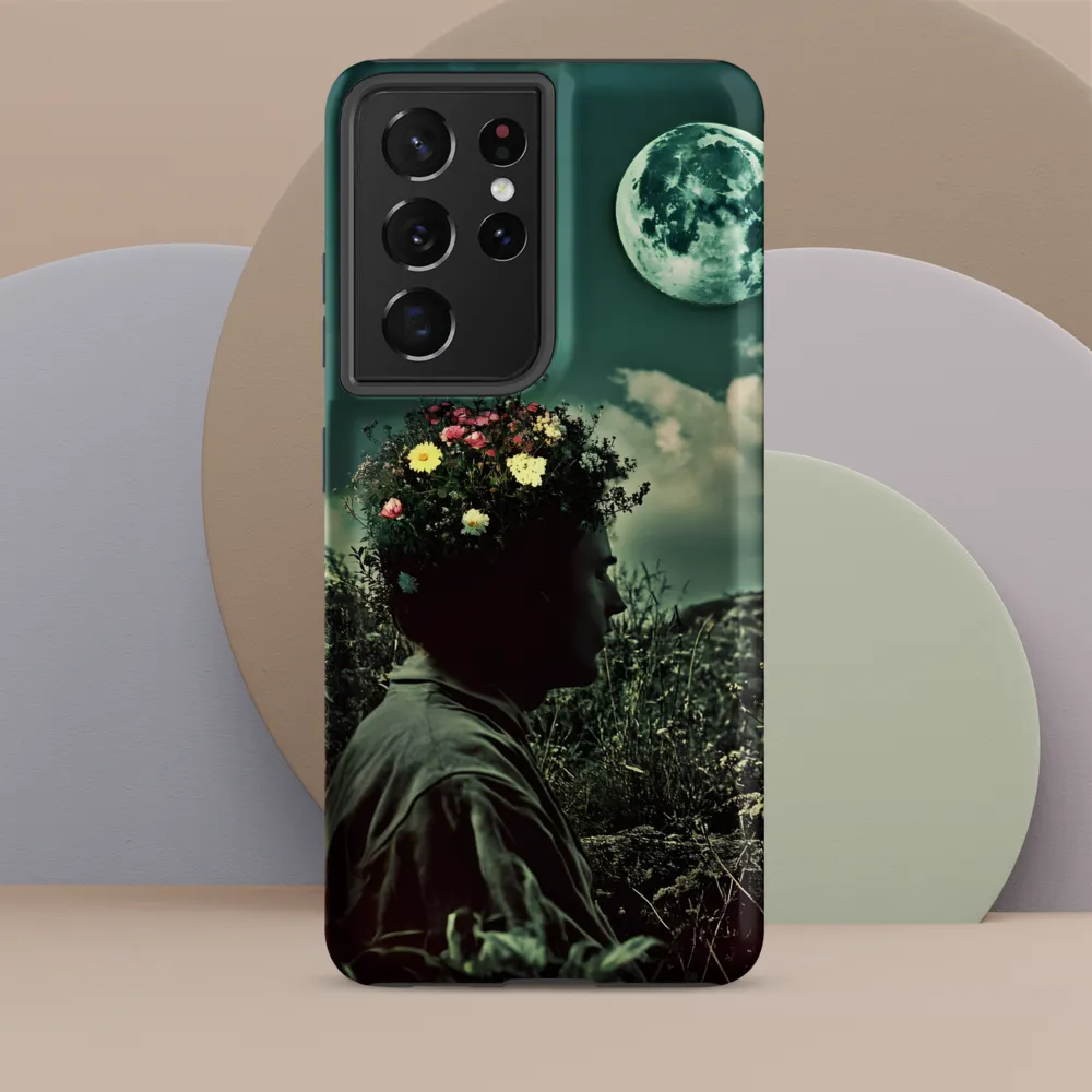 Moonlit Blossom | Phone Case |  S21 Ultra | Tough Case | Matte