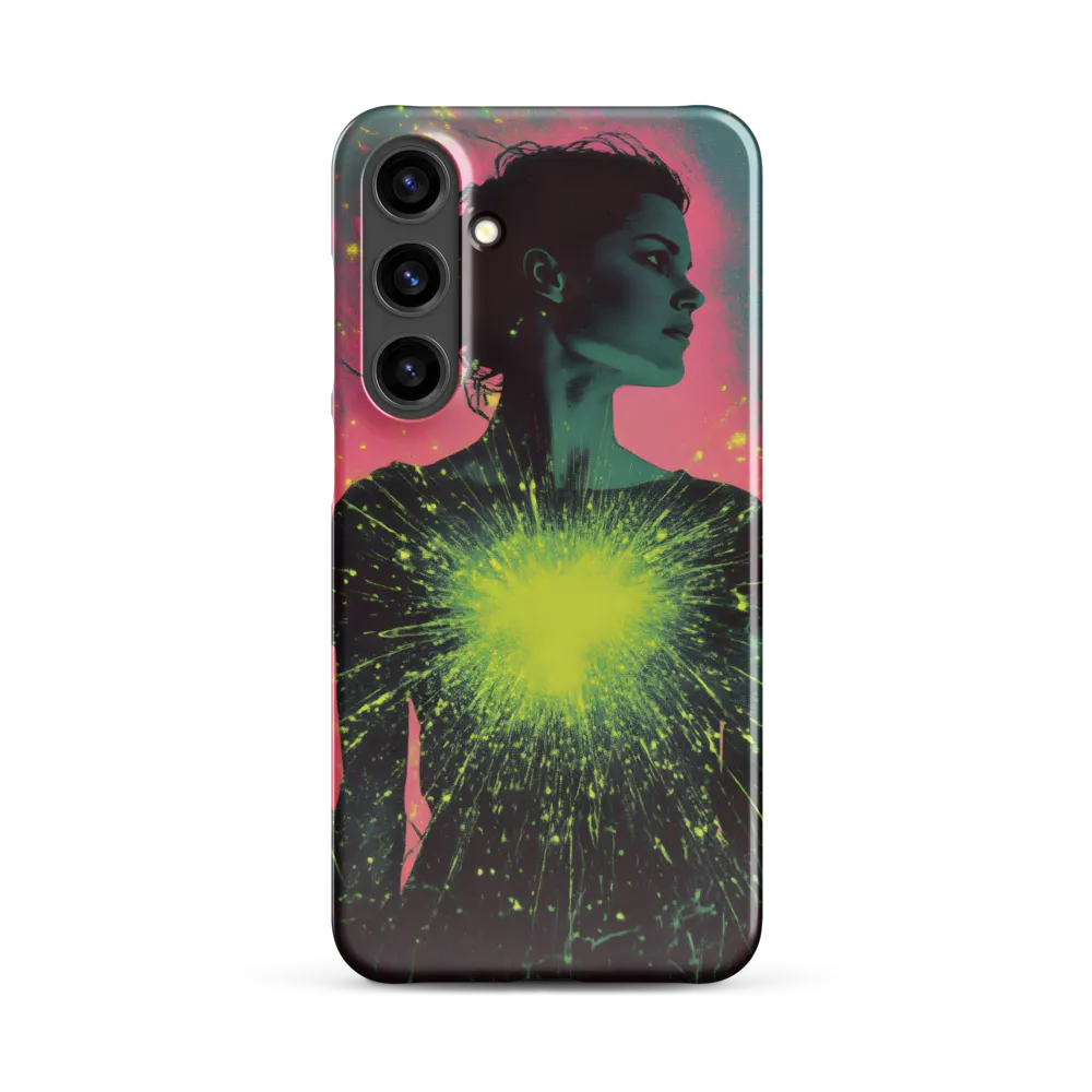 Cosmic Heart: A Surreal Portrait of Strength