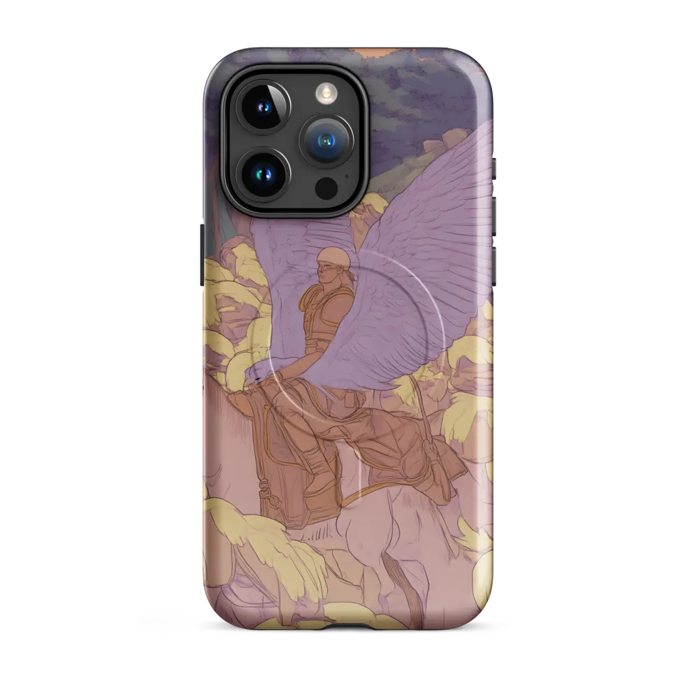 The Winged Guardian | Phone Case |  15 Pro Max | MagSafe® Tough Case | Glossy
