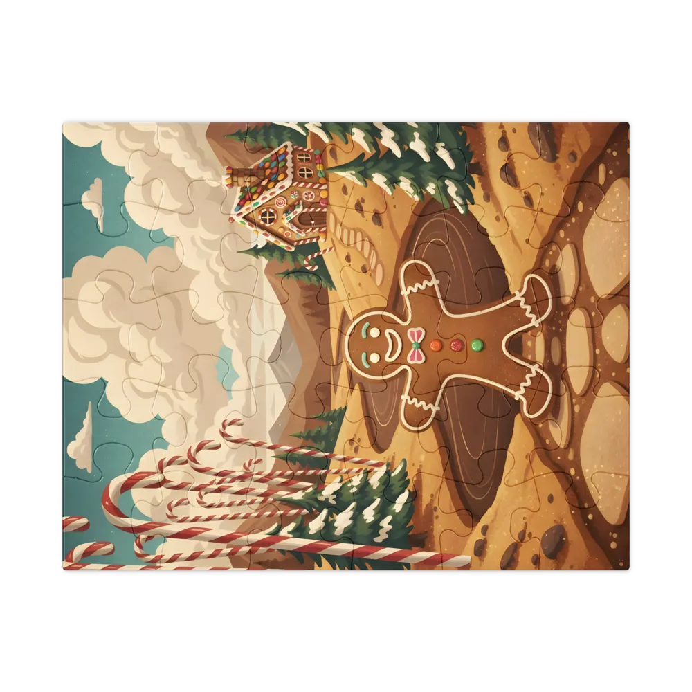 Gingerbread Journey 
 Jigsaw Puzzle in Tin Box