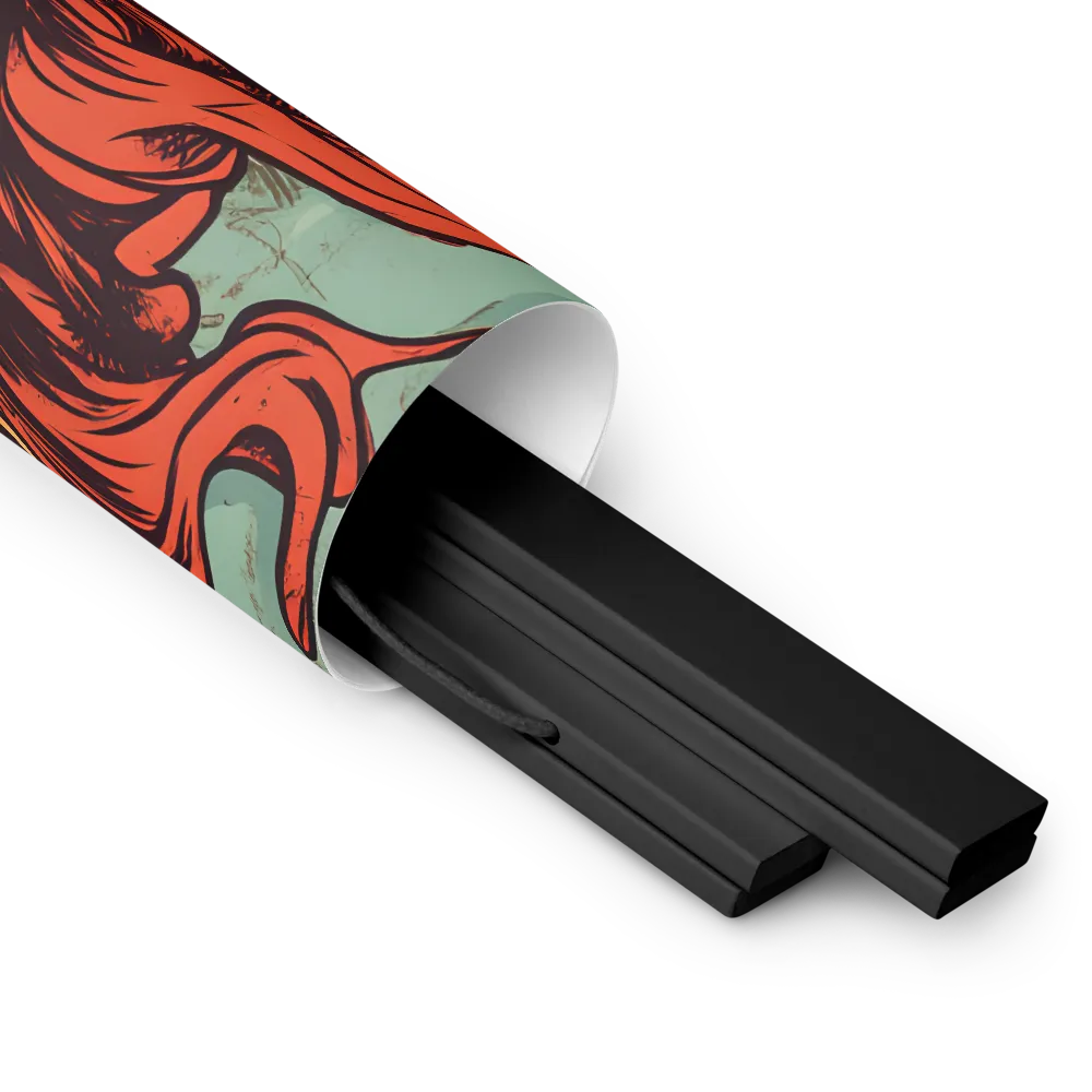 Fury Unleashed | Poster With Black Wood Hanger | 18″×18″