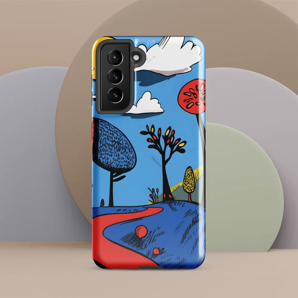 A Playful Journey Through Whimsical Woods | Phone Case |  S21 | Tough Case | Glossy