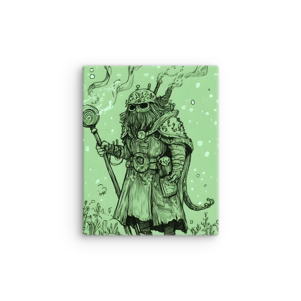 The Enigmatic Wizard | Thin Canvas | 8″×10″