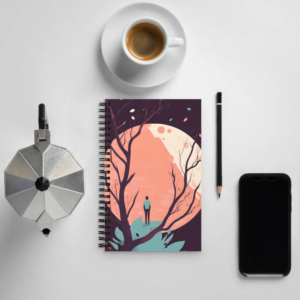 Silent Contemplation | Spiral Notebook