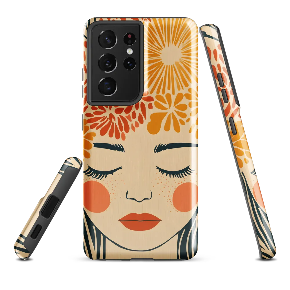 Serenity in Bloom | Phone Case |  S21 Ultra | Tough Case | Glossy