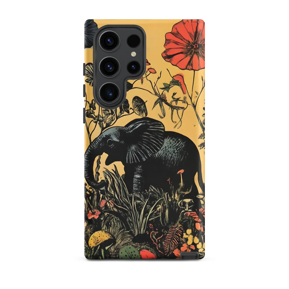 Floral Majesty: The Elephant's Sanctuary