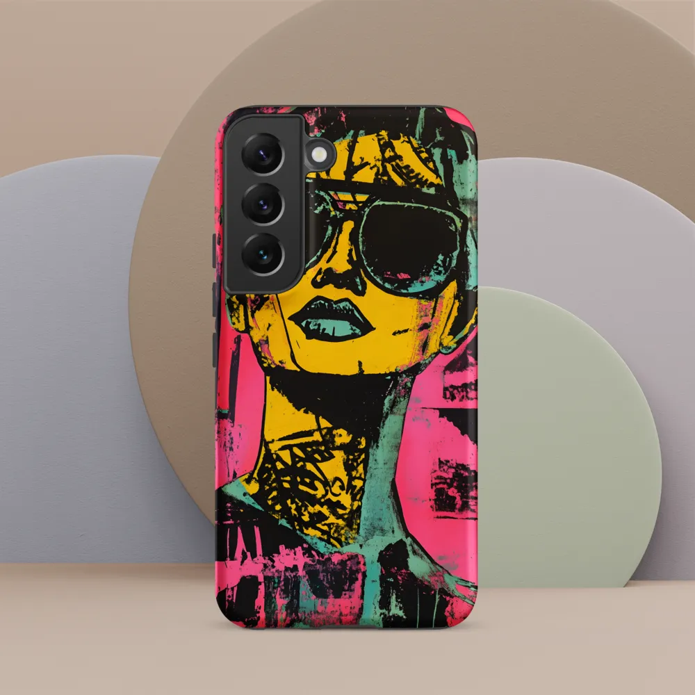 Confident Portrait in Neon Colors