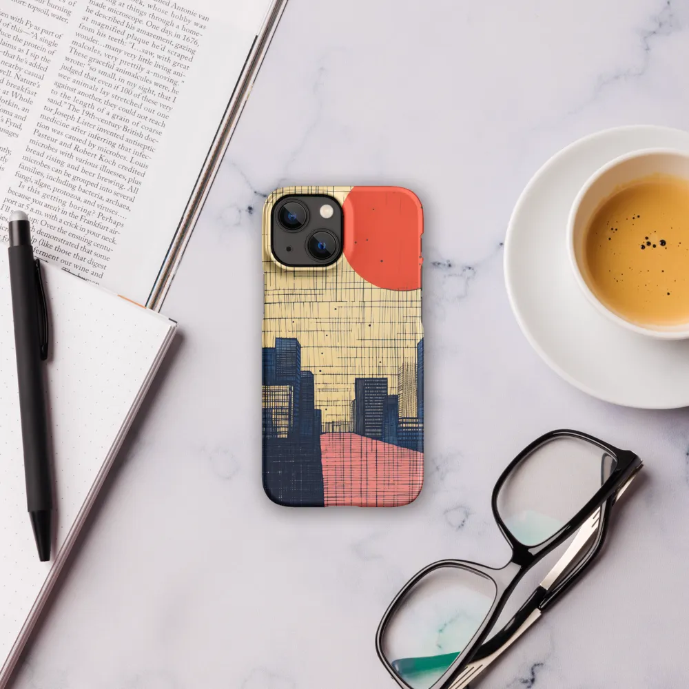 Urban Echoes: A Minimalist Cityscape