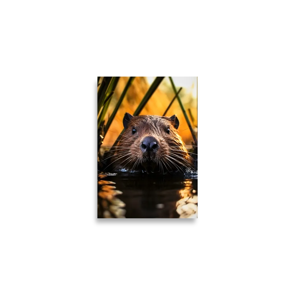 Beaver Serenity: A Natural Portrait | Poster | A2 (16.5″×23.3″)