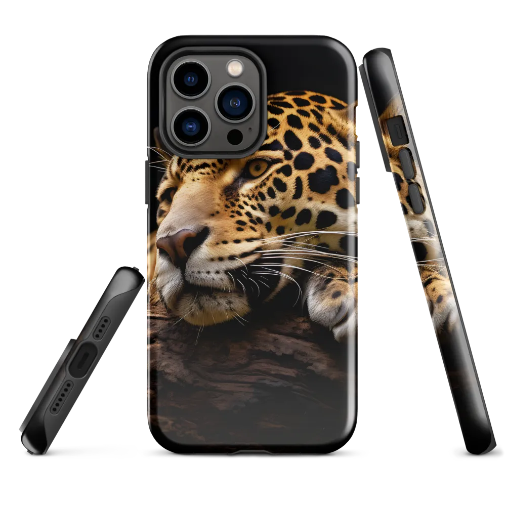 Tranquil Majesty: The Resting Leopard
