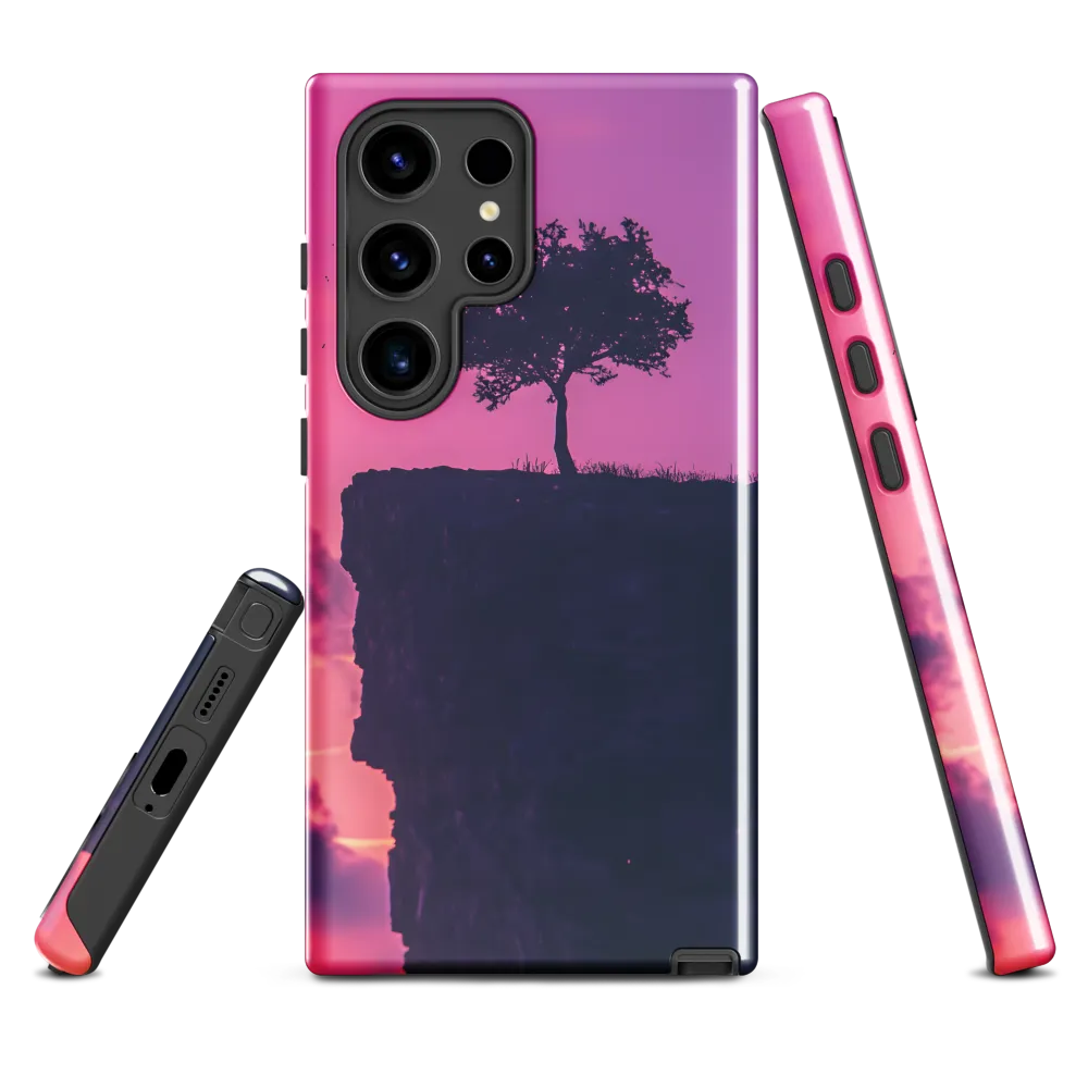 Solitude on the Edge | Phone Case |  S24 Ultra | Tough Case | Glossy