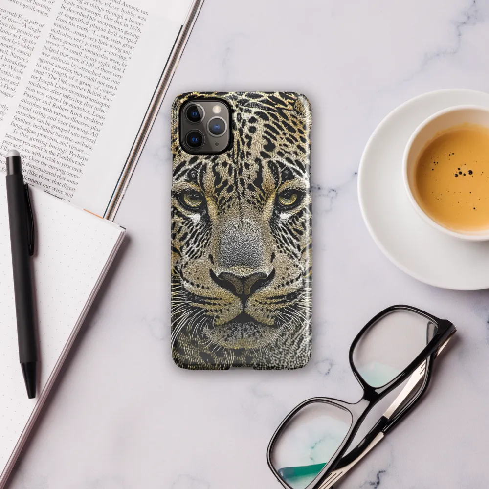 The Majestic Gaze: Portrait of a Leopard | Phone Case |  11 Pro Max | Snap Case | Glossy