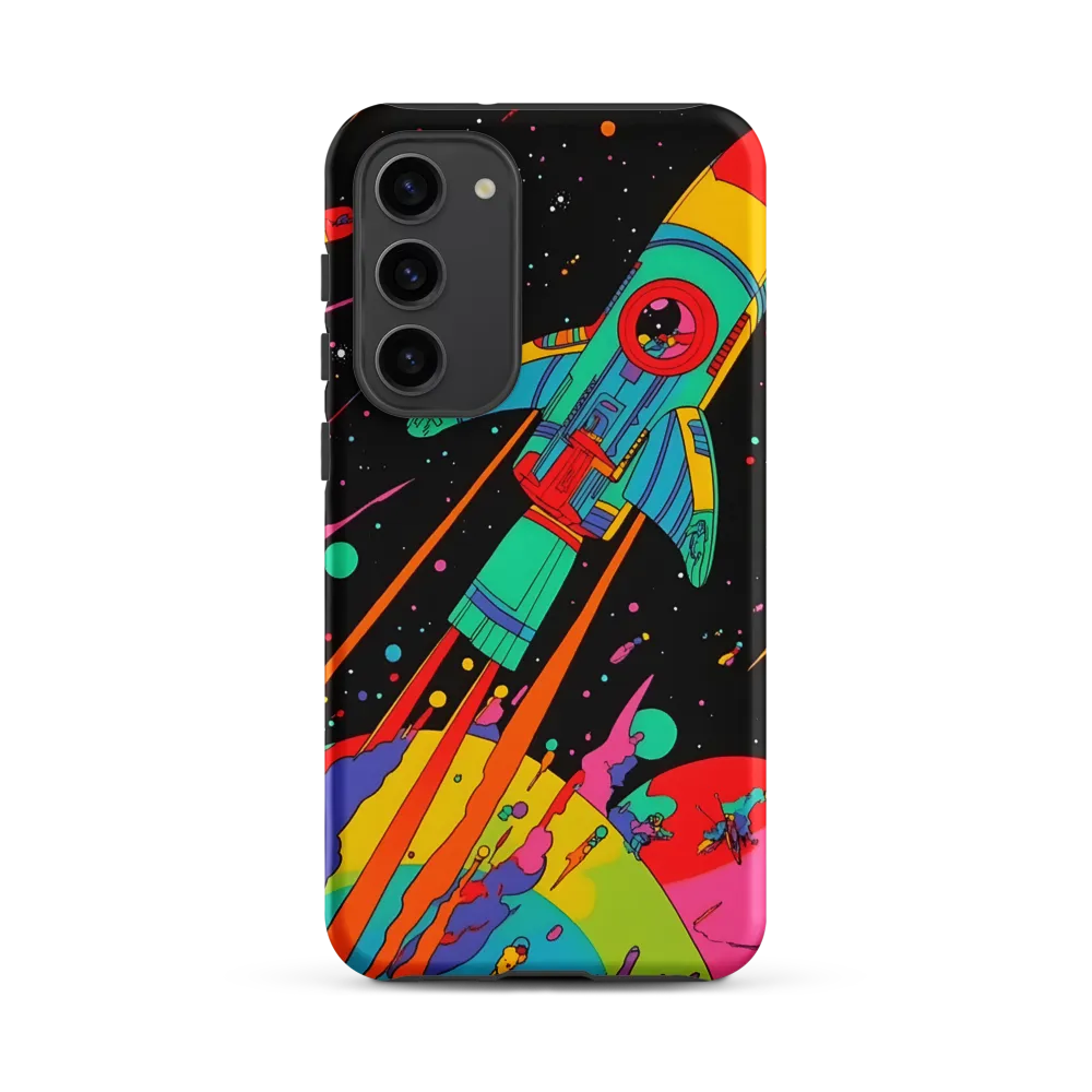 Cosmic Voyage: The Neon Lift-Off