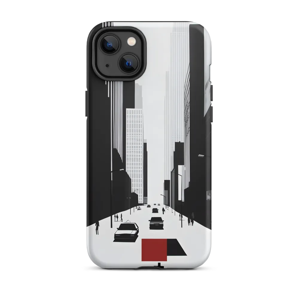Urban Solitude: A Minimalistic Cityscape