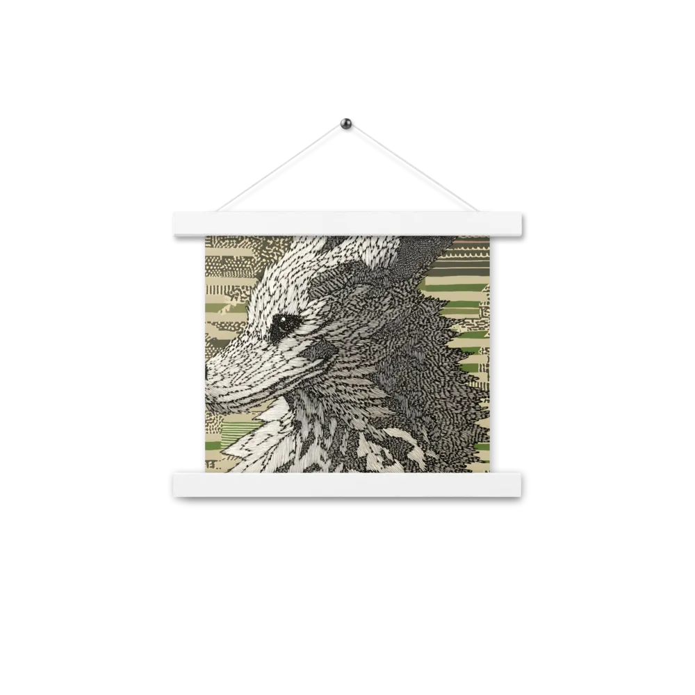 Reflections of the Forest | Poster With White Wood Hanger | 10″×10″