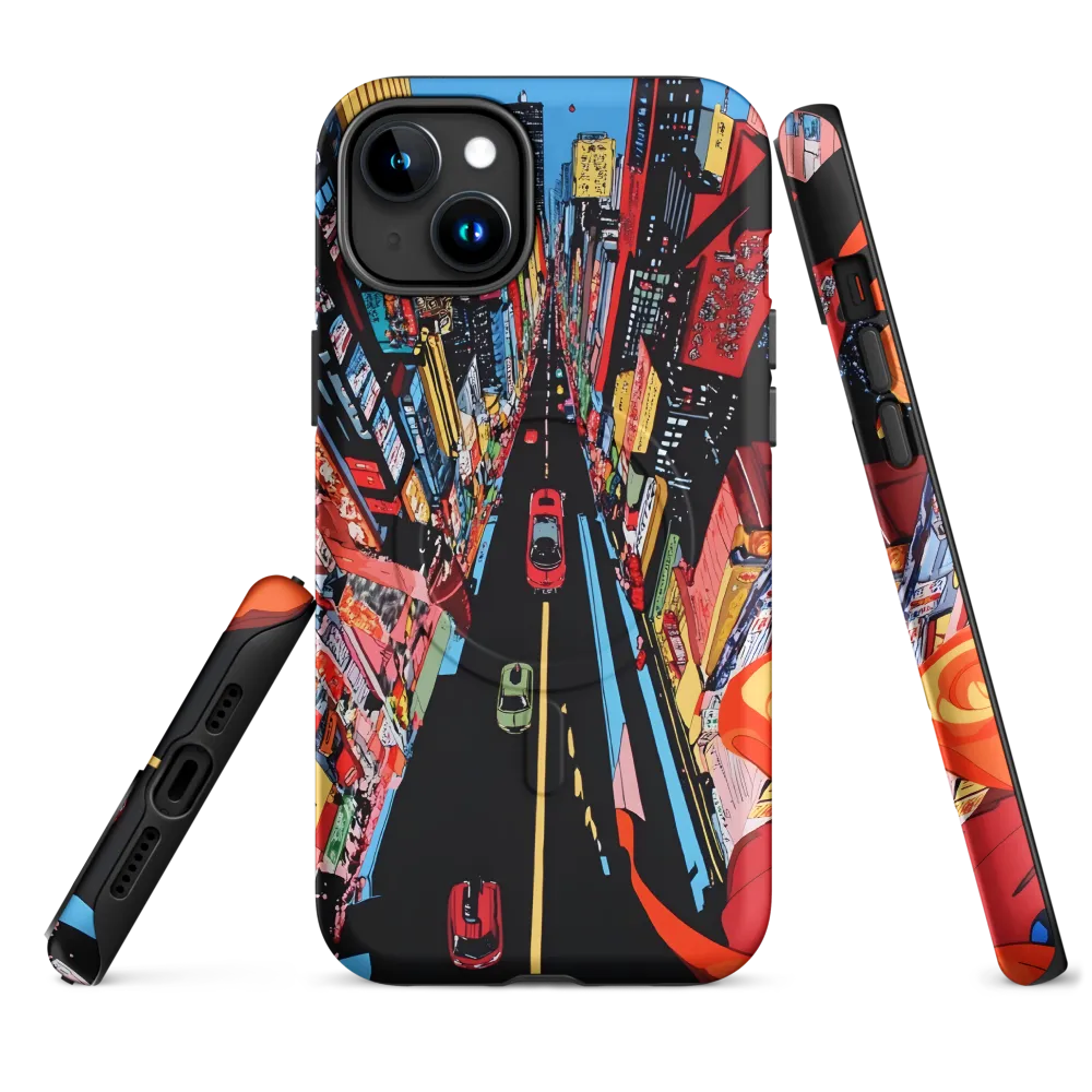 Urban Symphony: A Bird's-Eye View of Life | Phone Case |  15 Plus | MagSafe® Tough Case | Matte
