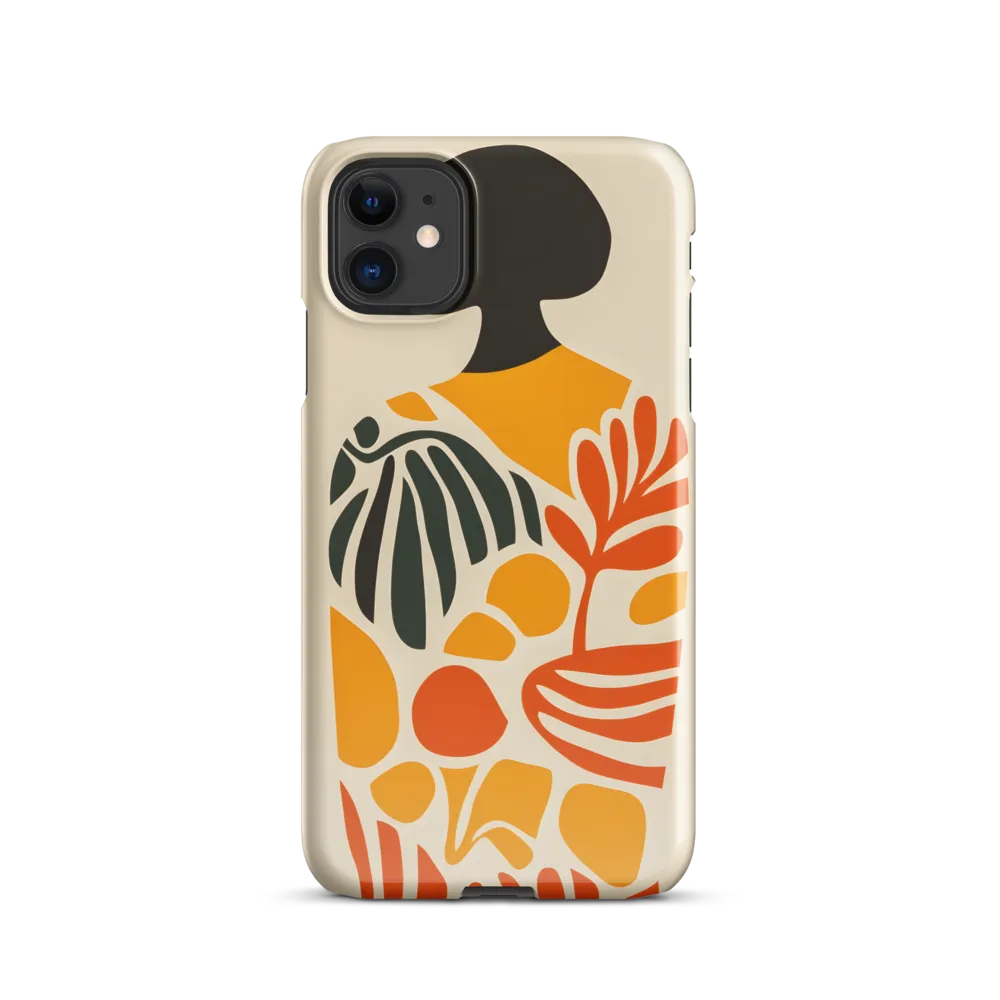Silhouette with Botanical Cutouts