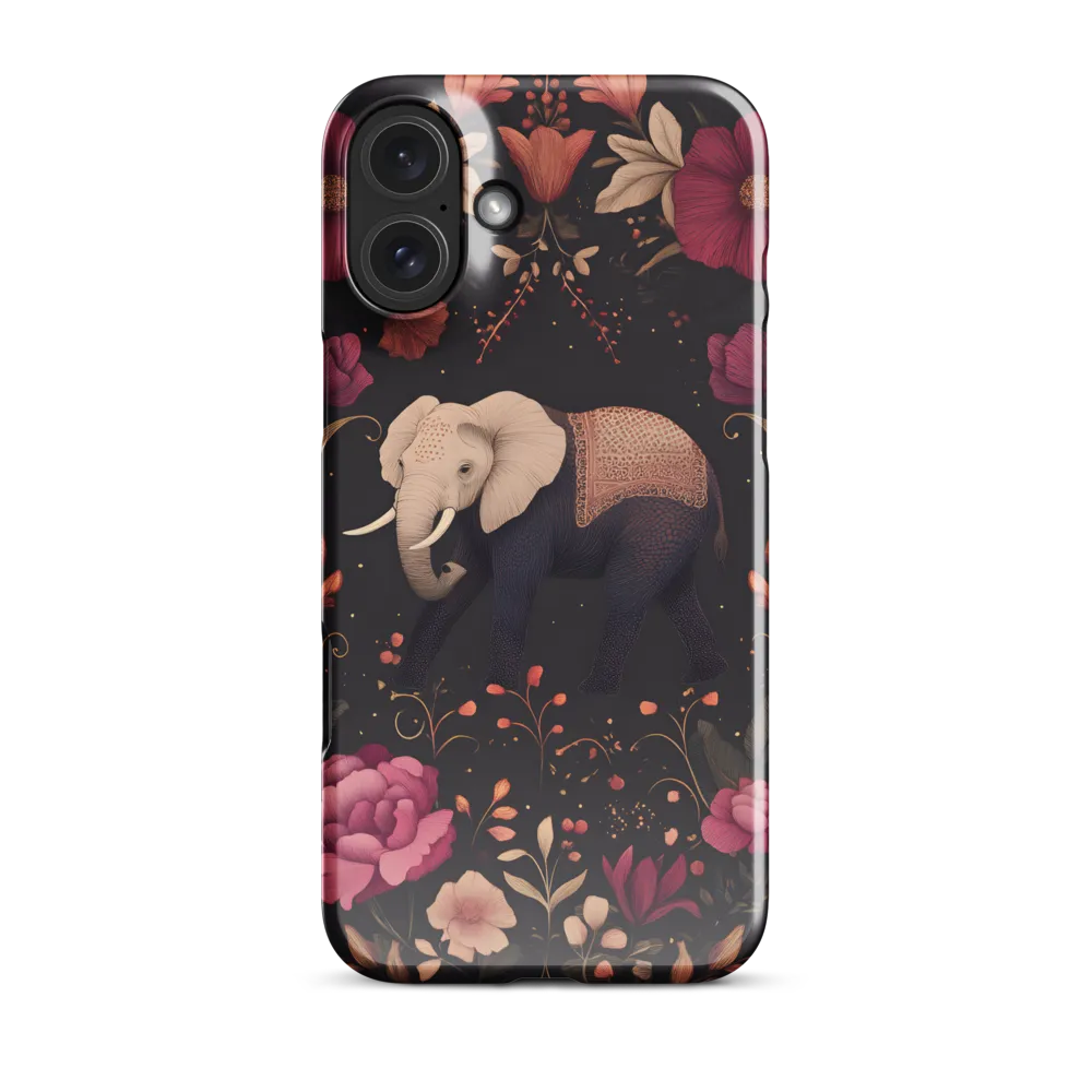 Whispers of the Wild: Elephants and Blooms