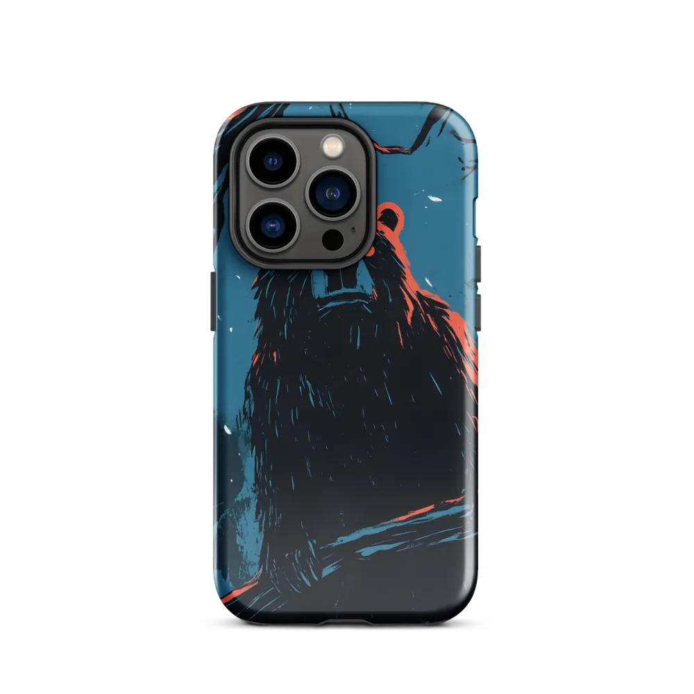 Eerie Majesty: A Bear in the Night