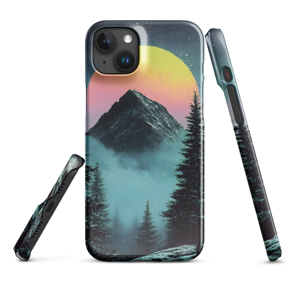 Ethereal Peaks Under Celestial Lights