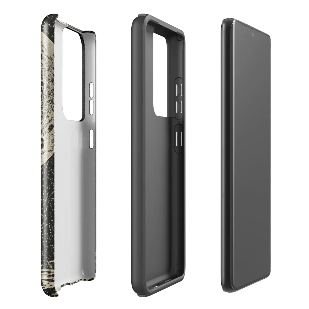 Journey to the Moon | Phone Case |  S21 Ultra | Tough Case | Glossy