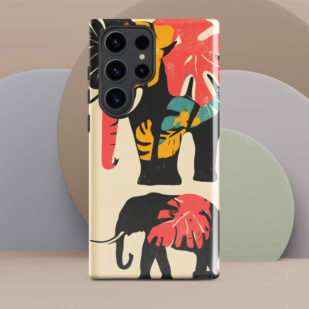 Tropical Elegance: The Elephant's Dance