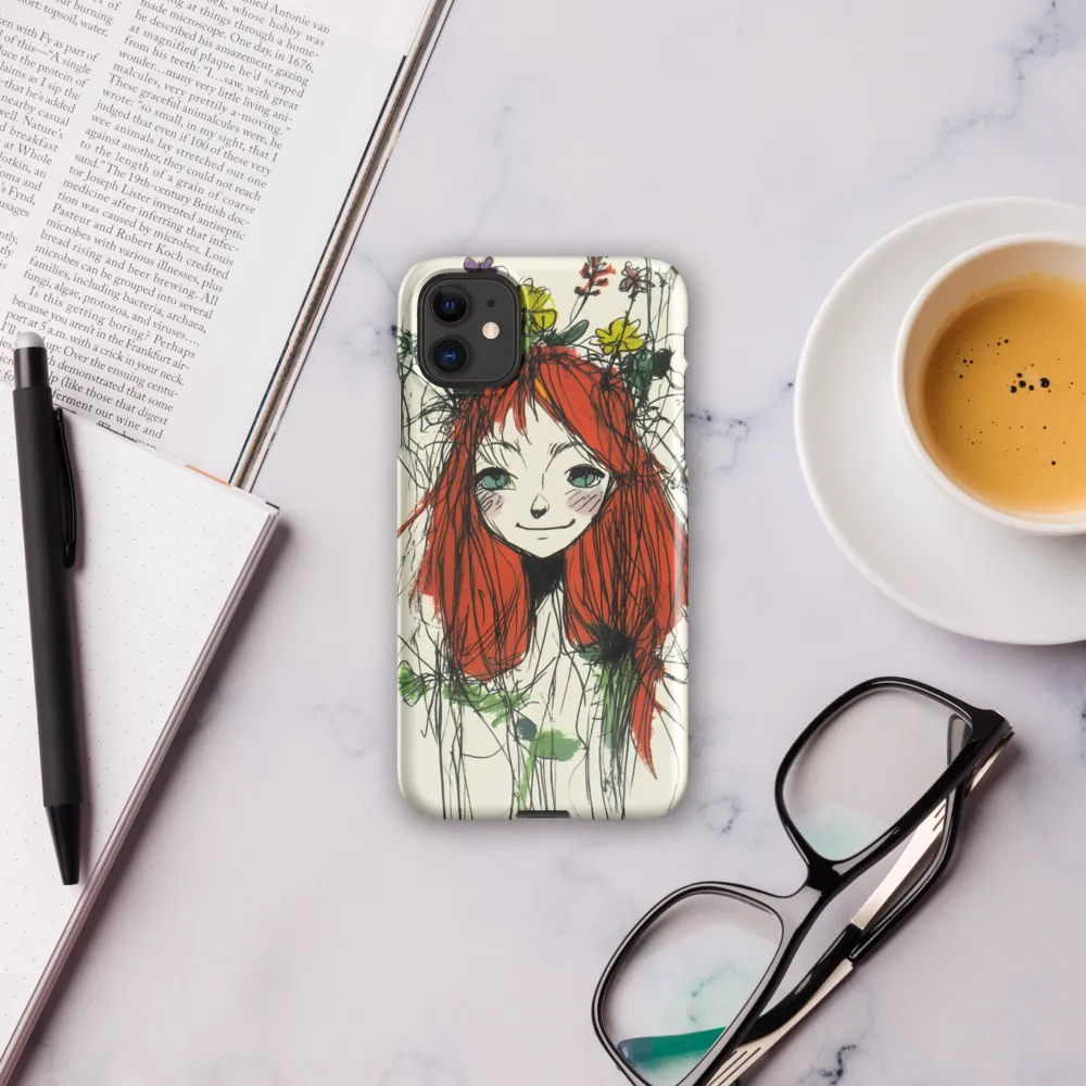 Whimsical Floral Portrait