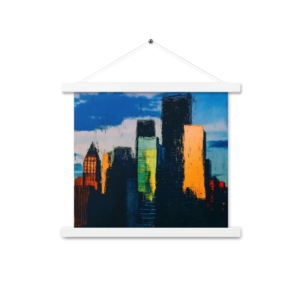 Reflections of Tranquility | Poster With White Wood Hanger | 14″×14″