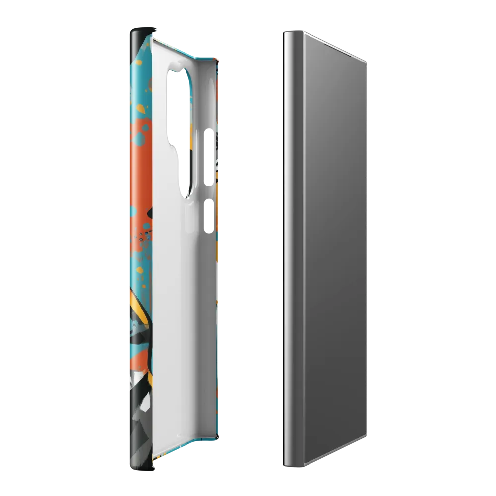 Dynamic Antelope in Vivid Abstract