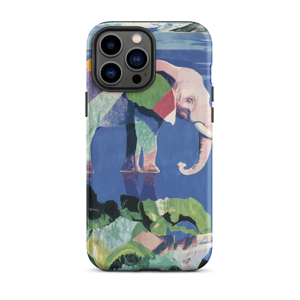 Serenity in Color: The Elephants of Reflection
