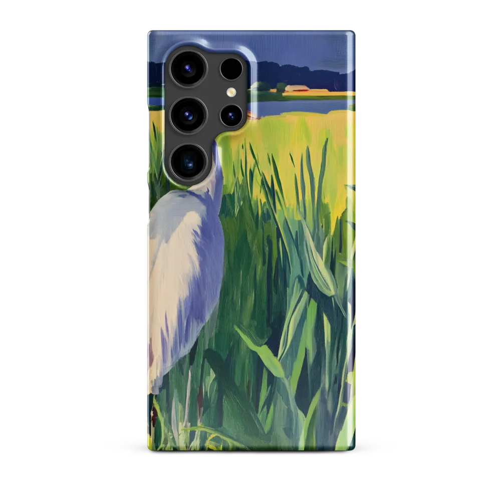 Graceful Presence: The Heron in the Meadow