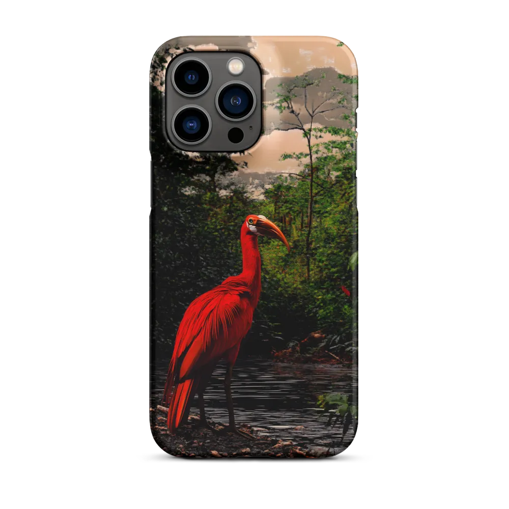 Enigmatic Elegance: The Scarlet Observer