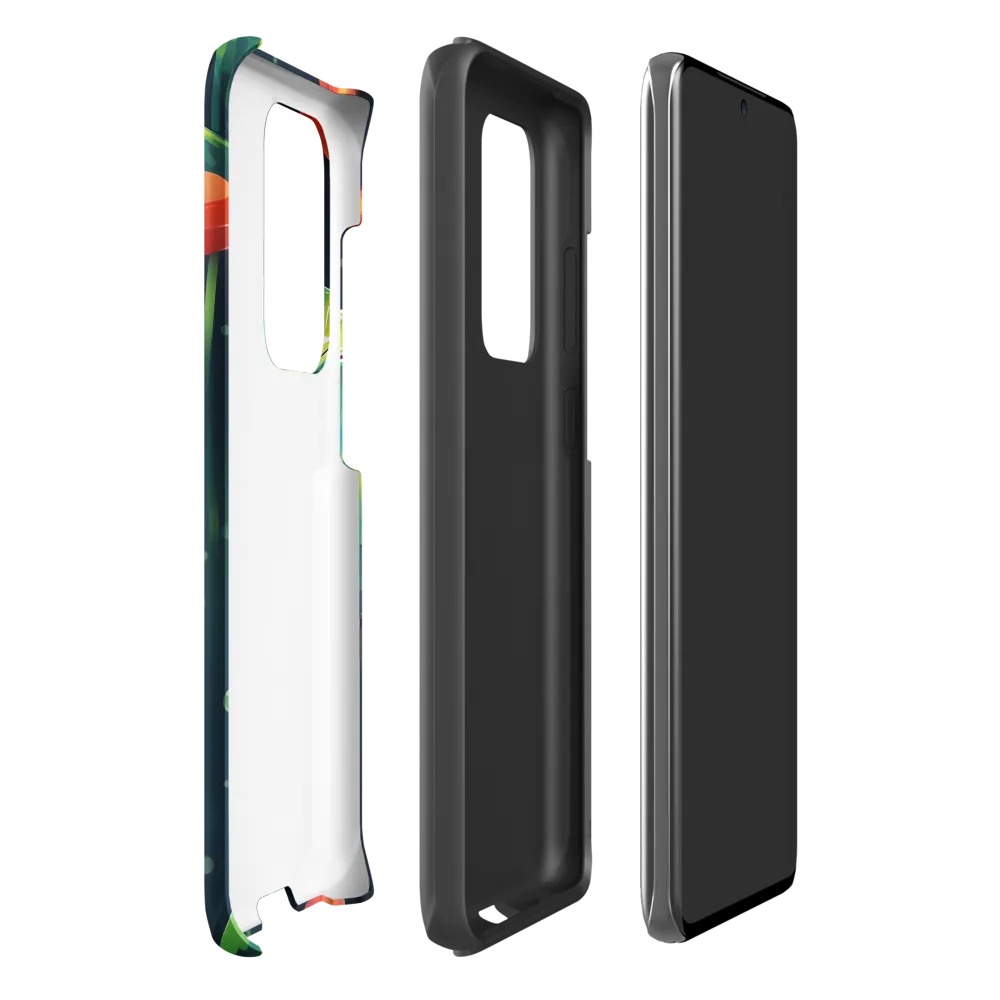 Playful Frogs in a Lush Pond | Phone Case |  S20 Ultra | Tough Case | Matte