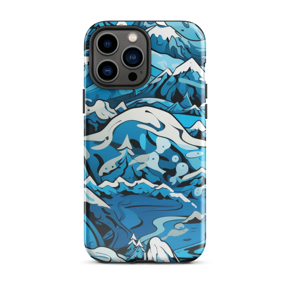 Frozen Harmony: A Blue Mountain Odyssey