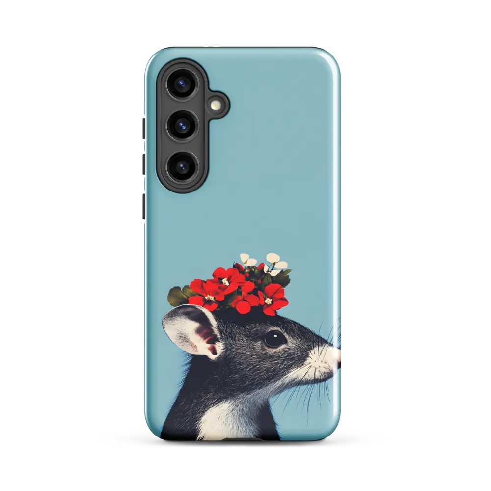 Whimsical Flora: A Mouse's Floral Crown