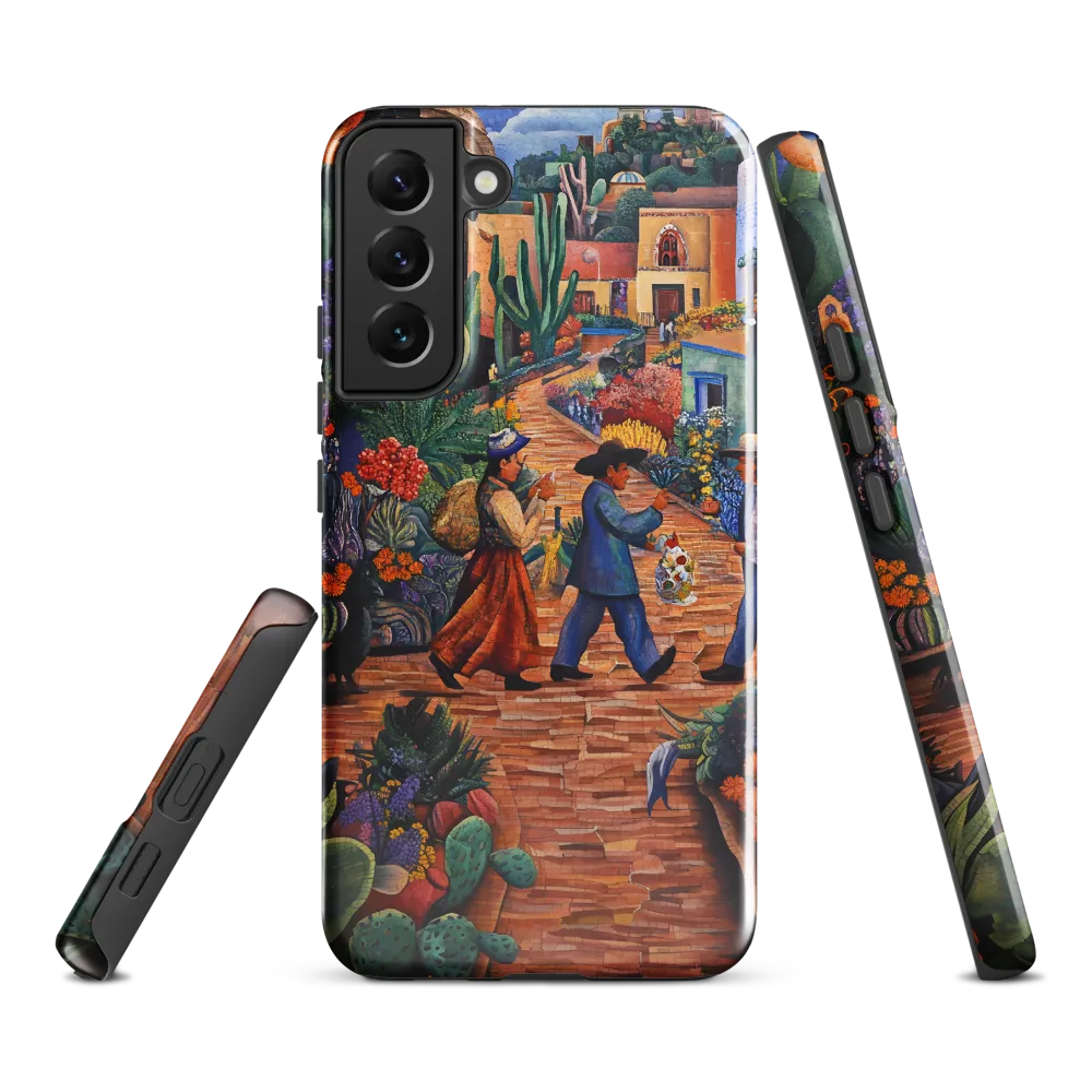 A Mosaic Journey Through Colorful Landscapes