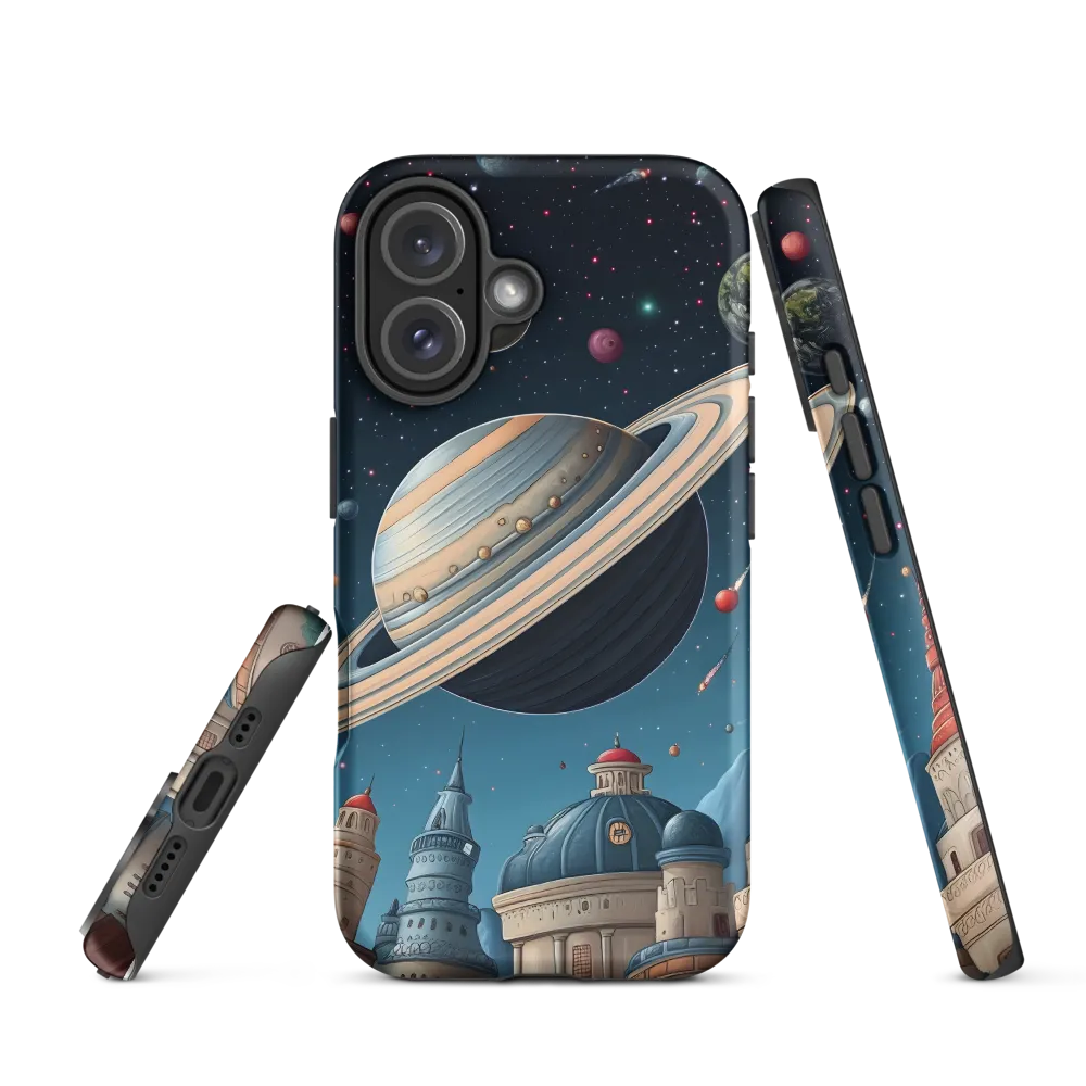 Celestial Cityscape: Wonders of the Cosmos | Phone Case