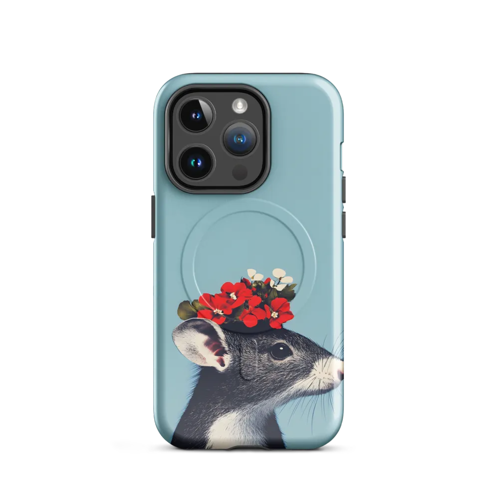 Whimsical Flora: A Mouse's Floral Crown